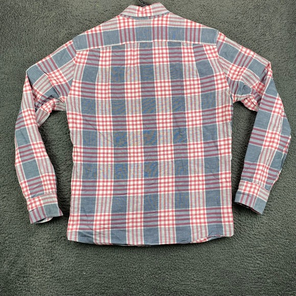 J. Crew Mens Medium Baird McNutt Irish Linen Cotton Plaid Button Down Shirt‎ - Picture 8 of 9